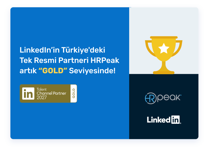 LinkedIn'in T&uuml;rkiye'deki tek resmi partneri HRPeak artık GOLD seviyesinde